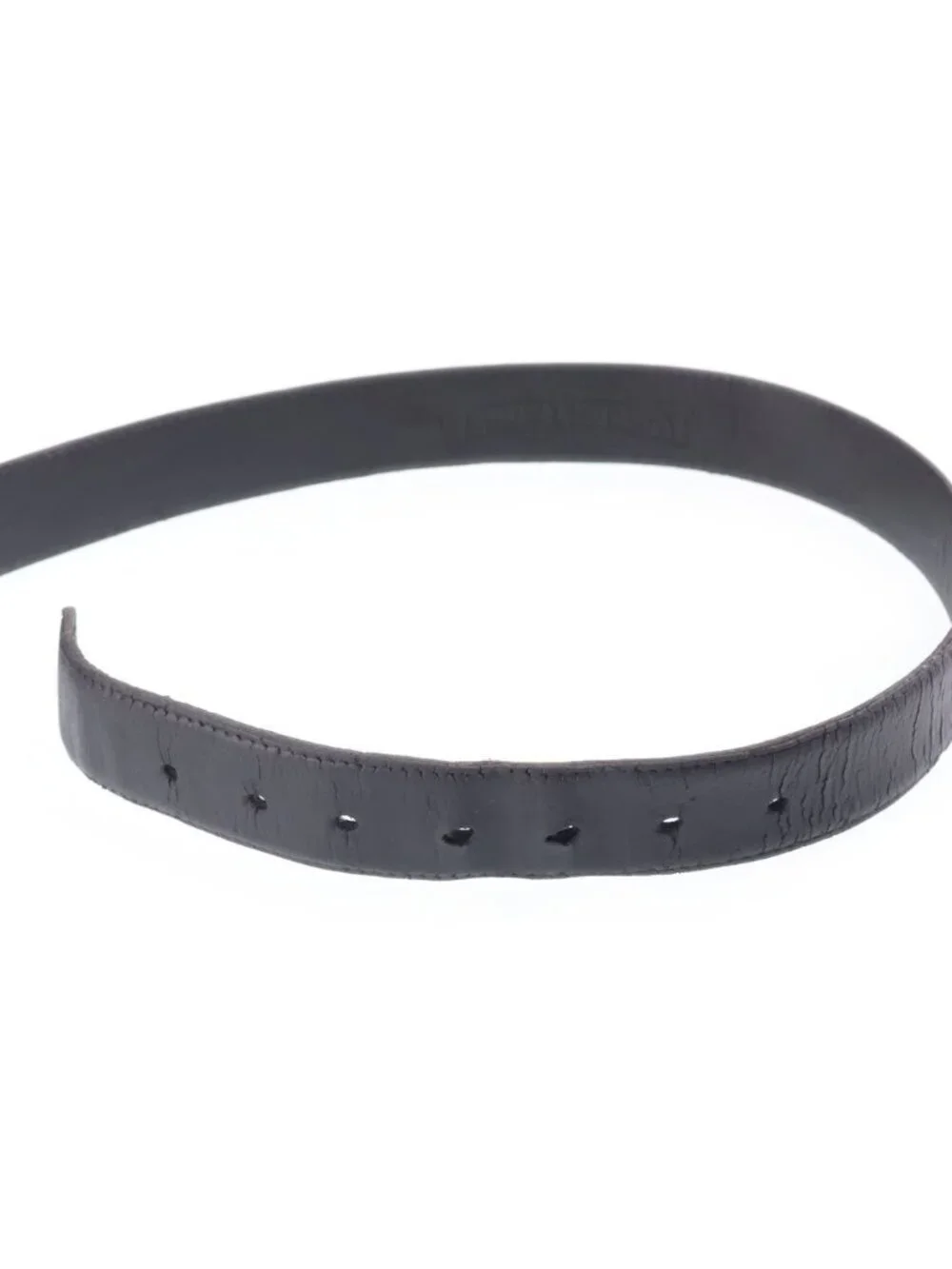 Chrome Hearts Blt Roller Buckle Leather Belt Silver